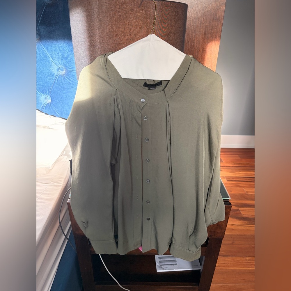 Olive Green Women's tie-shirt skirt